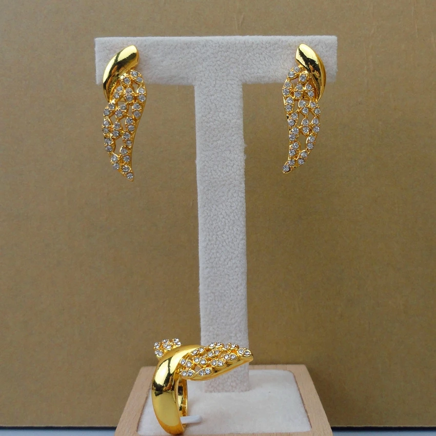 Yuminglai 2019 Unique Design Fashion Jewellery Set Luxury African Ladies Jewelry sets Dubai Jewelry Sets FHK5857