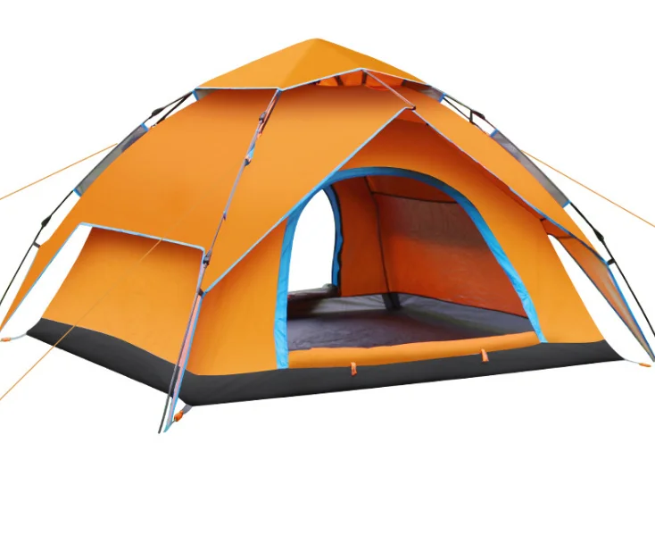 
Camping Waterproof Tent 3-4 Person Fully Automatic Double Layer Outdoor Tent 