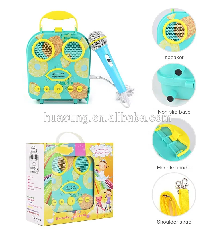 Hot Sale Home Theater Wireless Portable Microphone Multimedia Blue Tooth Karaoke Speaker