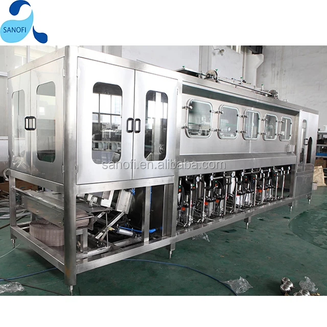 Automatic 5 Gallon Barrel Mineral Drinking Water 20 Liter Bottle Filling Machine