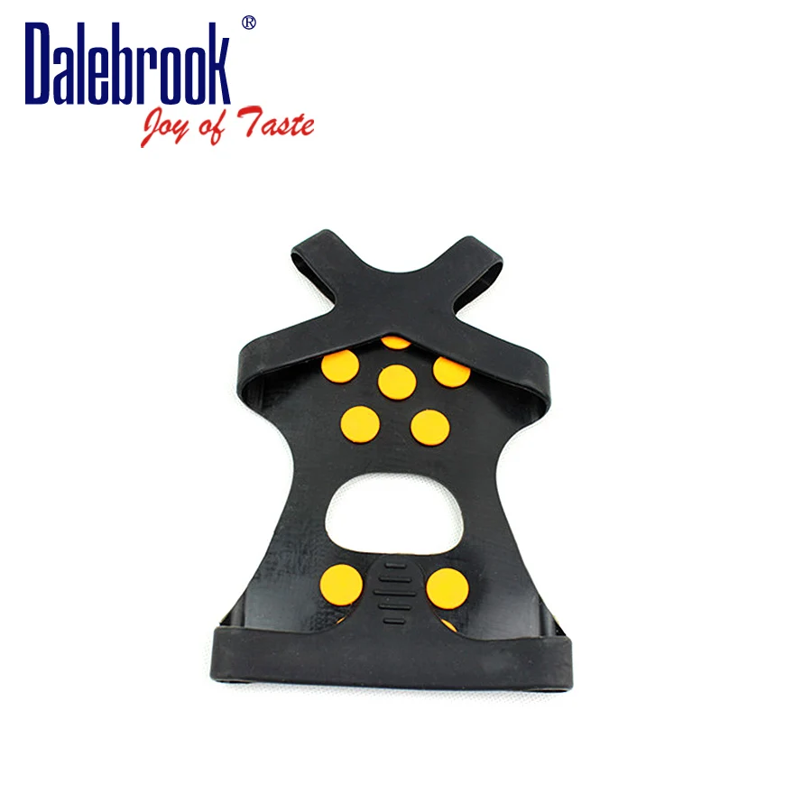 
10 SPIKES Silicone Ice Snow Shoe Grip Anti Slip Overshoes High quality Ice Cleats / Ice Crampons, Climbing Grippers 