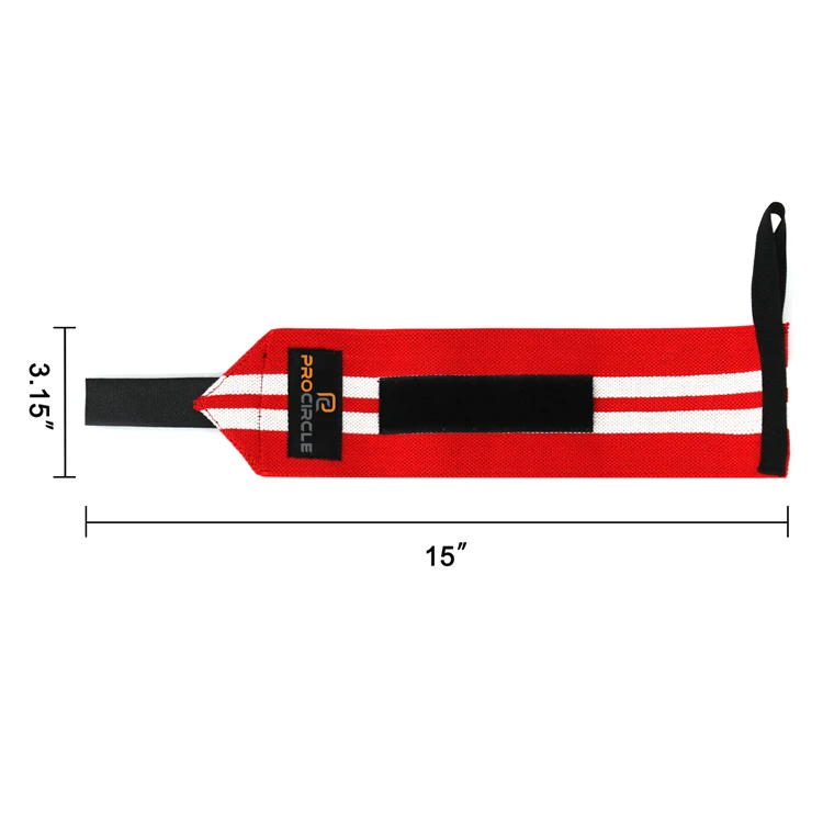 Customize logo weight lifting training wrist support wraps gym wrist brace