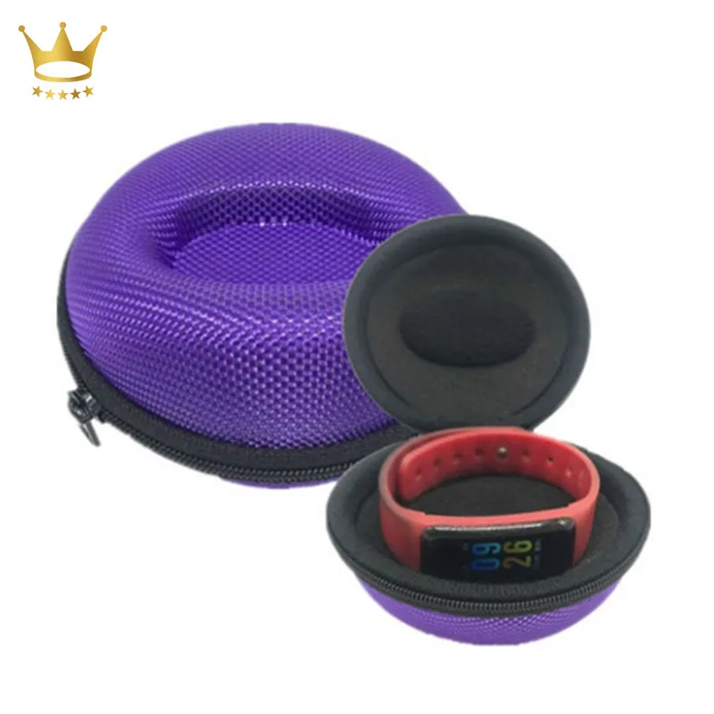 Мягкий круглый чехол для часов для путешествий, все наручные часы и смарт-часы до 50 мм