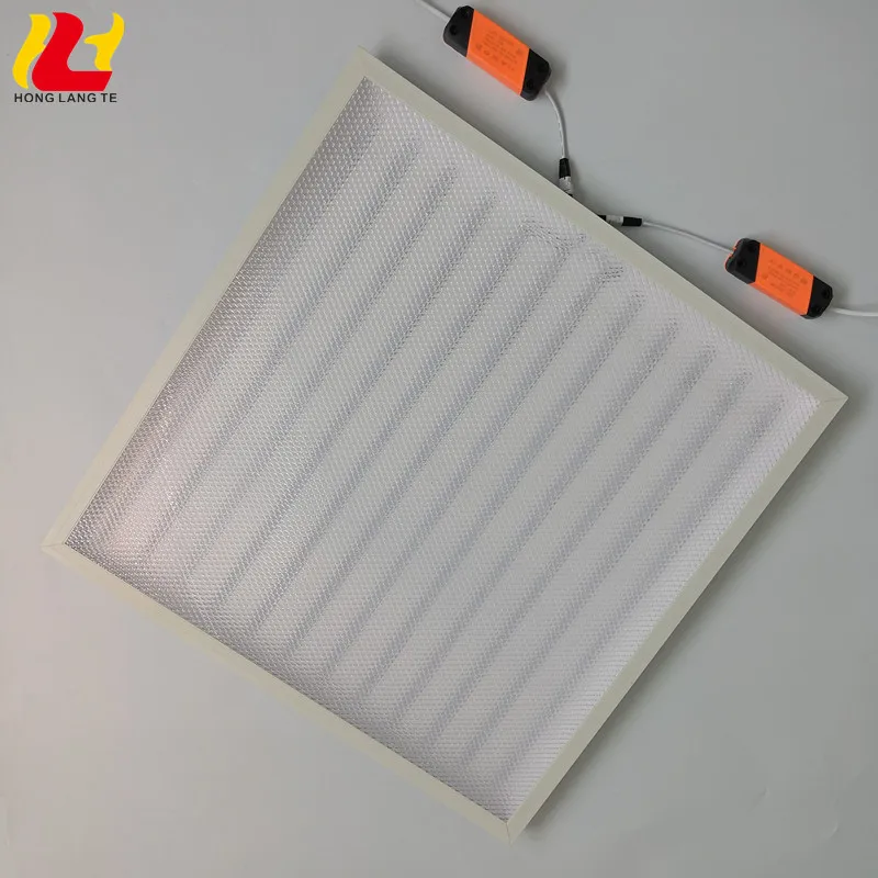 2024 new design OEM SMD2835 Square School Office 96W Recessed 600X600 LED Ceiling Fixture Grid Panel Light