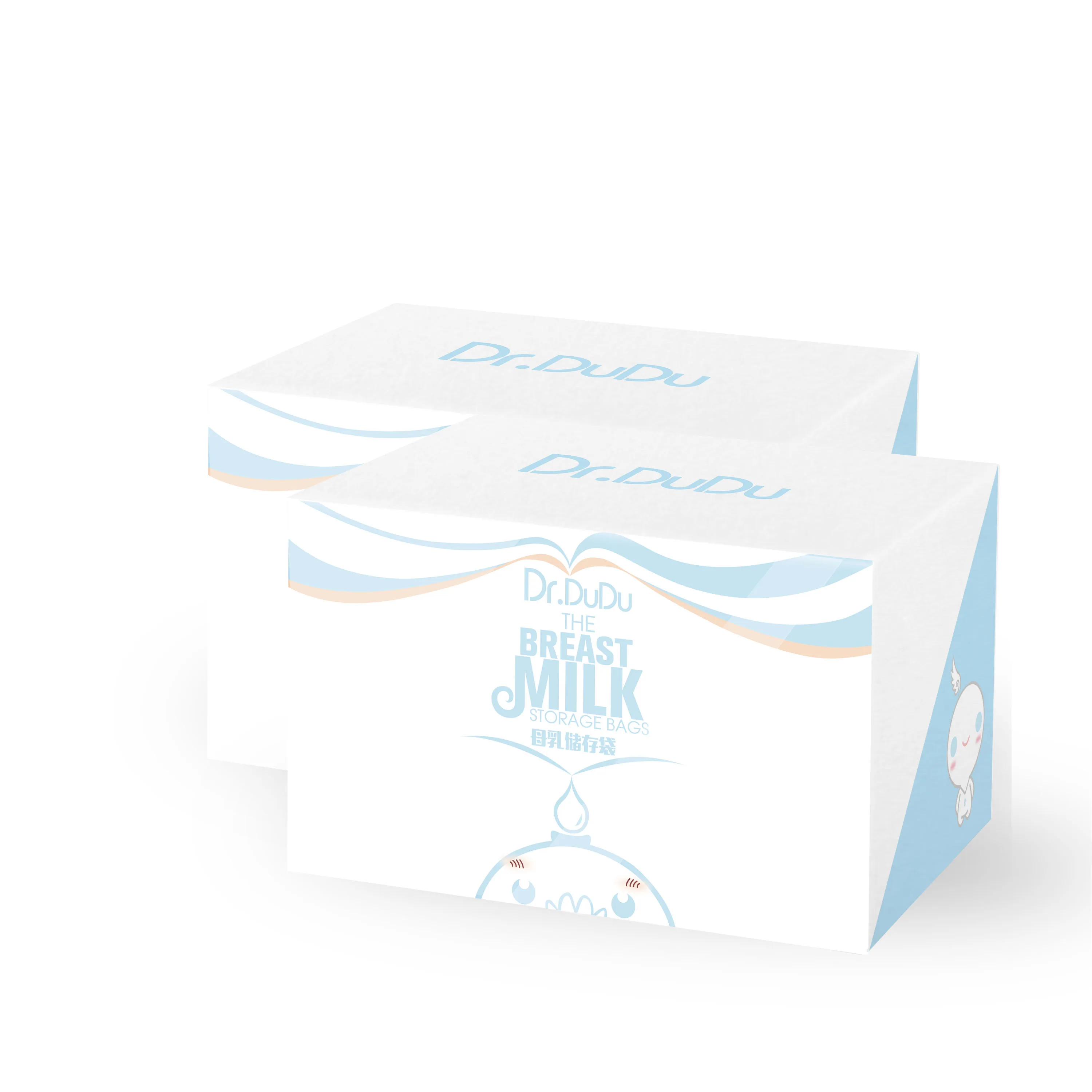 Новейшие Упаковочные пакеты для детского грудного молока с кубическим герметичным дизайном и цепочкой для продажи