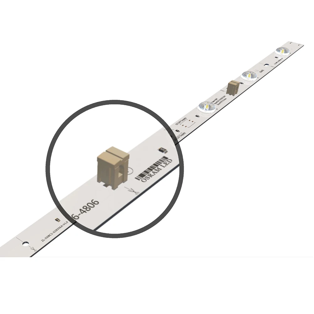 
high quality lattice rigid led backlight strip for dynamic light box OEM 