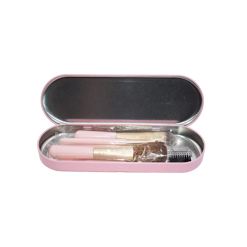 
Custom Fashion Metal Pencil Cases Hinged Lid Tin Box 