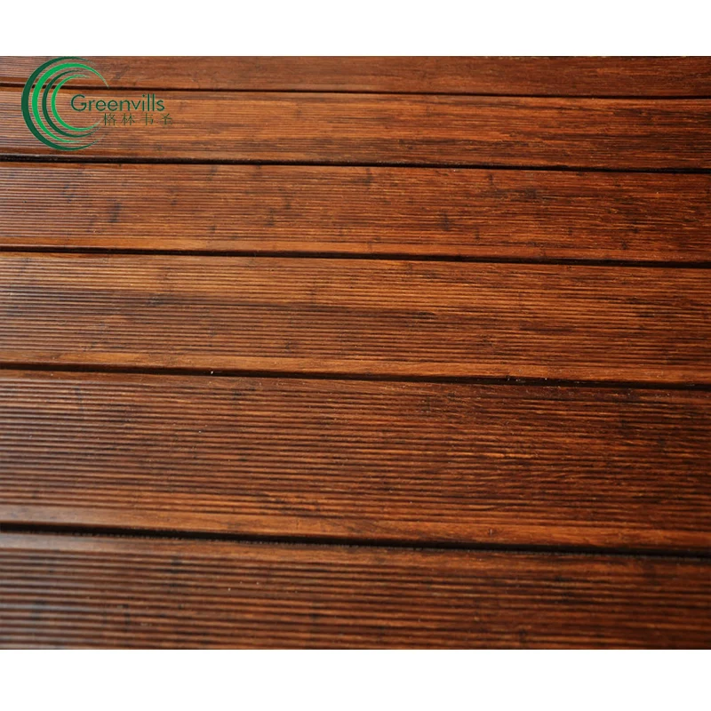 
Eco Forest Outdoor Carbonized Solid Cheap 20mm Strand Woven Bamboo Flooring Decking Price 