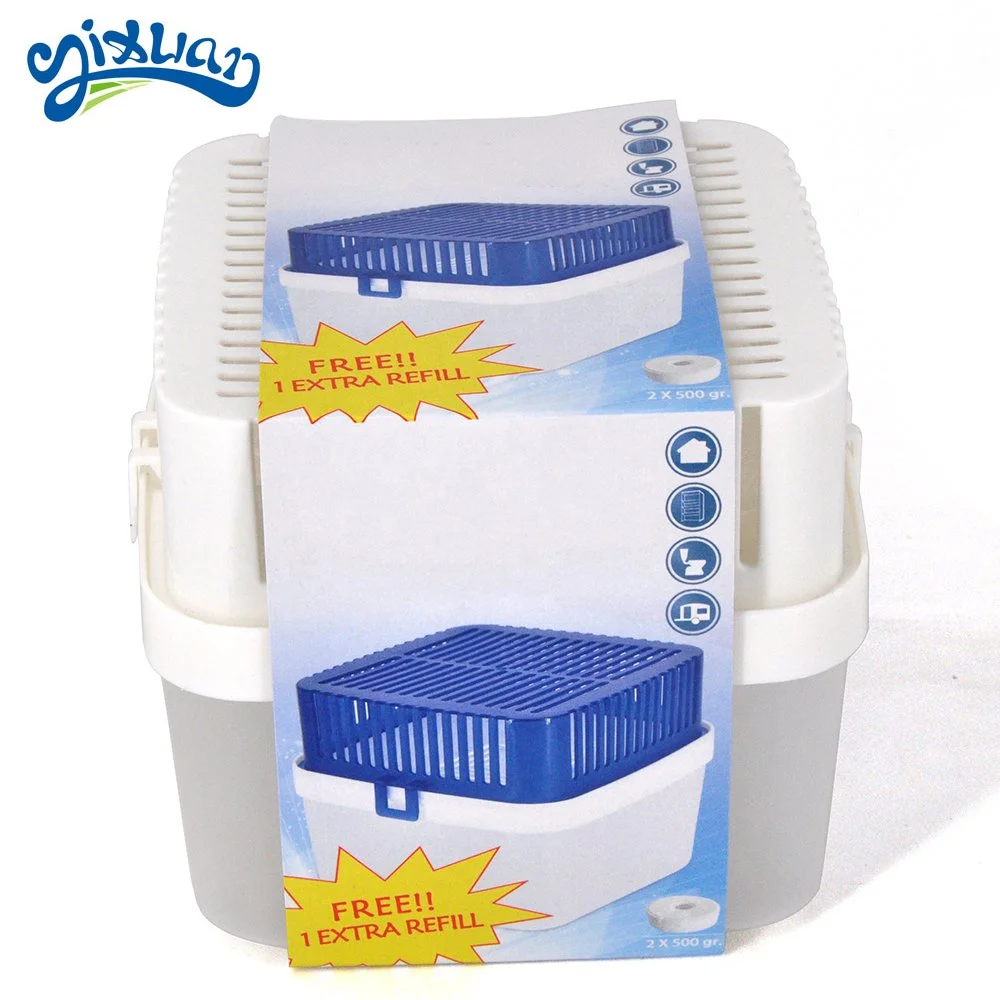 Factory Direct Supply refill  dehumidify box  to anti moisture  in small space , such as wardrobe , bookshelf , bathroom