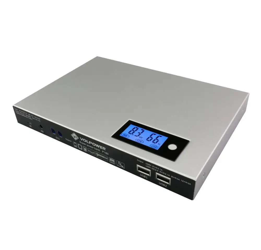  Портативное зарядное устройство 50000 мАч для телевизора 24 В 20 в 12 с литиевыми батареями 2600 портативное солнечной батареей большой емкости