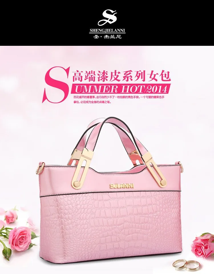 Totes Handbags New Bolsas Crossbody High Women’s Genuine Bags Quality Elegant Women Shoulder Patent Leather Vintage Nn08wyvOm