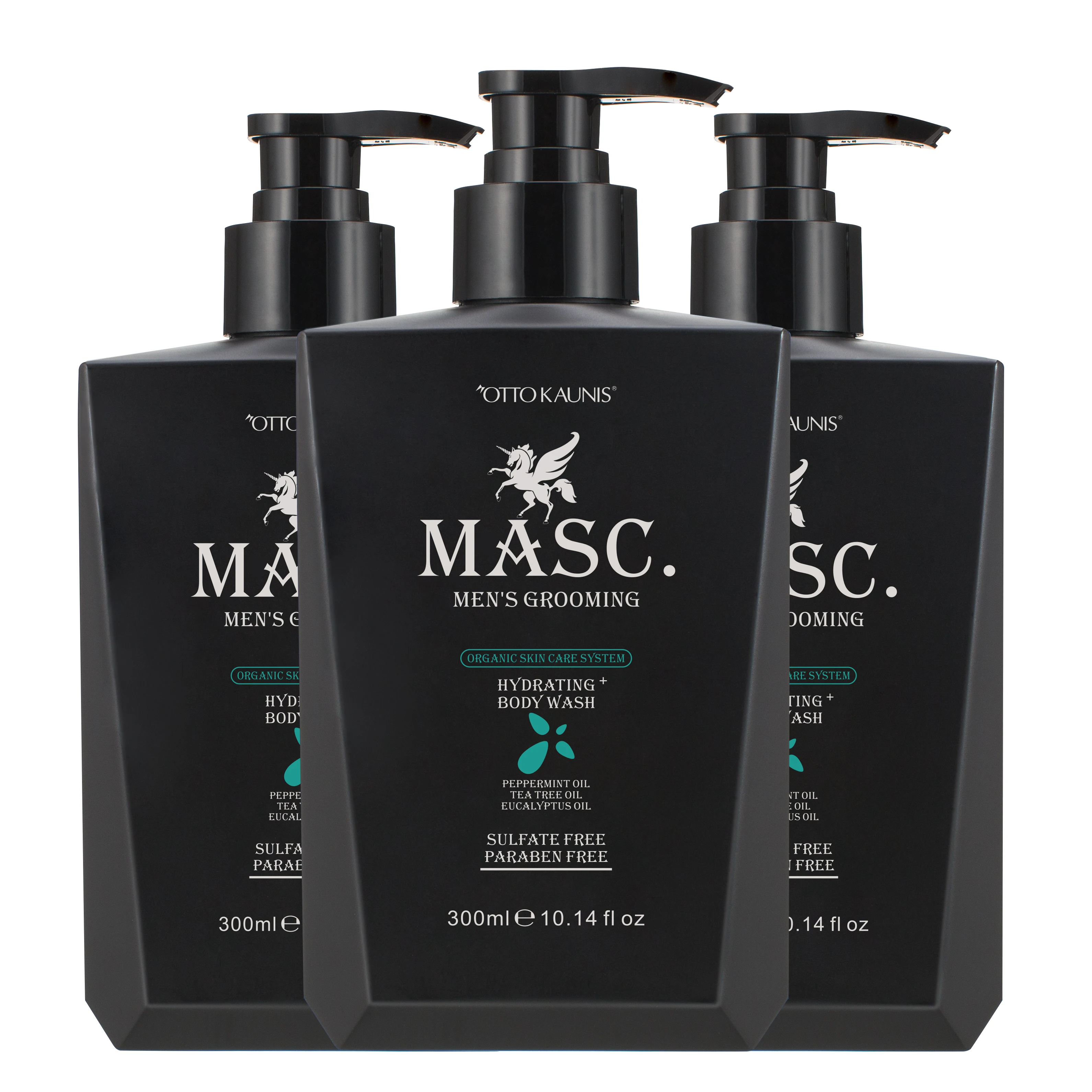 OEM Private label 300ml/500ml MASC.organic hydrating body wash