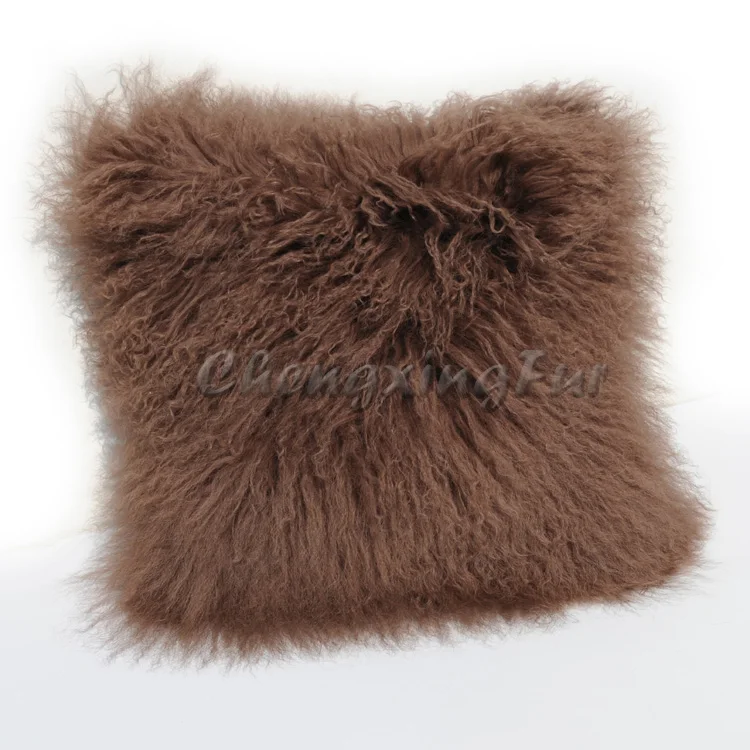 CX-D-04N Китай дешевый ручной вязки монгольский мех ягненка Необычные Чехлы