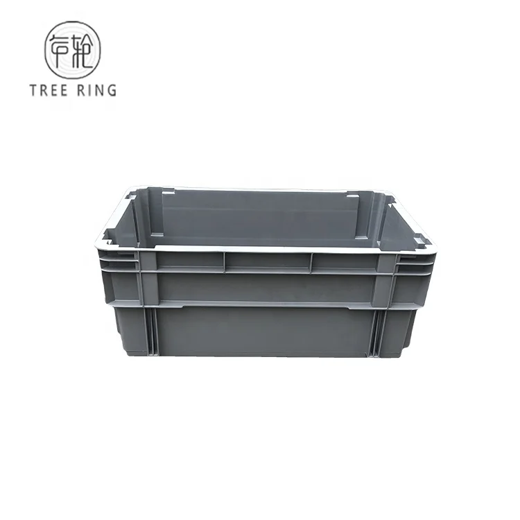 Новый тип коробки 600*400*230 подставные и штабелируемые евро коробки для рыбы для укладки и транспортировки