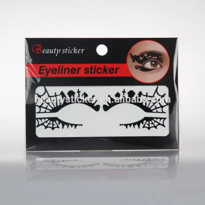 Бабочка Дымчатая Красивая Наклейка Крыло черный глаз линейный легко снимается тату-наклейка для глаз