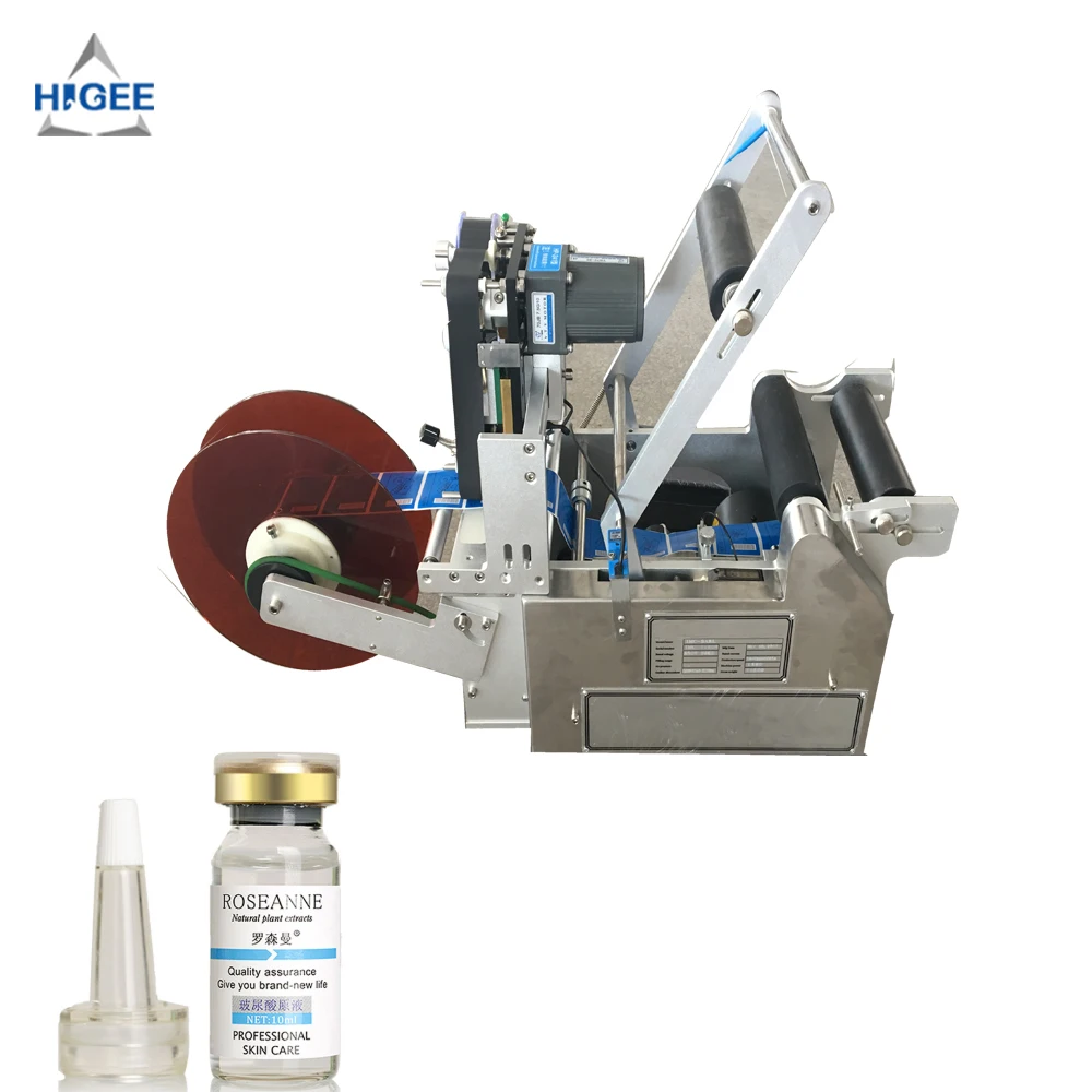 Аппарат для нанесения этикеток на бутылки 10 мл, Полуавтоматический Настольный этикеточный аппарат небольшого размера для аэрозольных баллончиков 15 мл, 2 мл, 5 мл, 30 мл, 250 мл