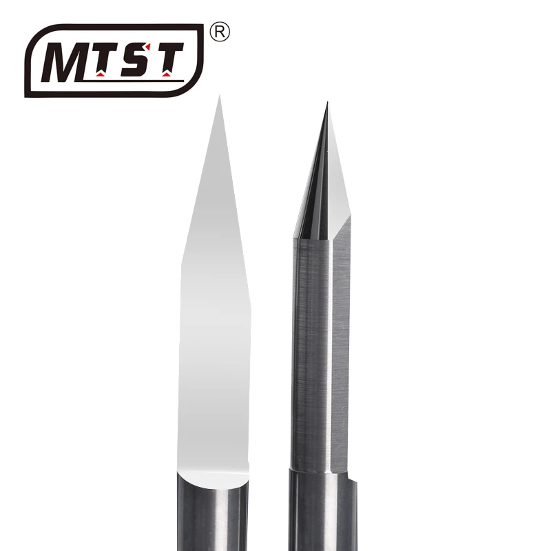 3.175mm tungsten carbide milling cutter Single angle cutter Flat bottomed sharp knife
