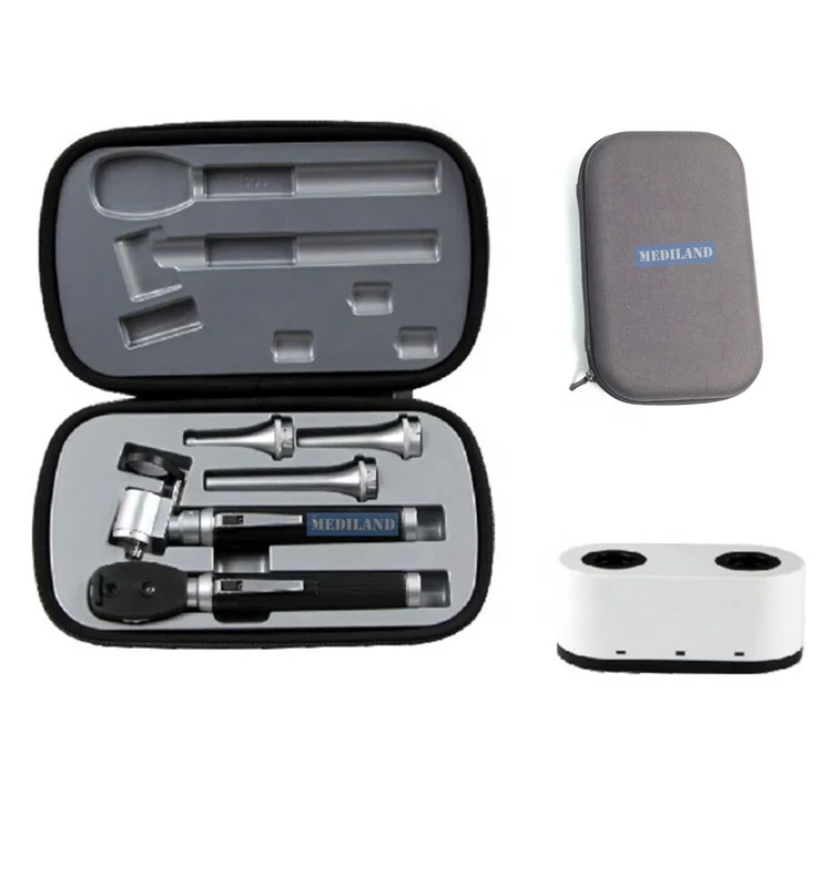 ML-8720V горячая Распродажа ветеринарного медицинского устройства ENT диагностический набор со светодиодным источником света