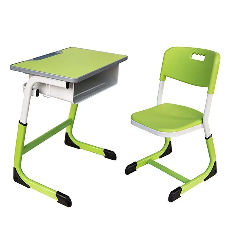 modern metal school desk and chair
