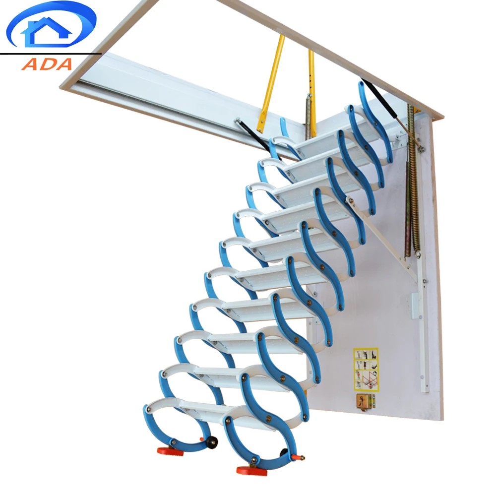 Outdoor Easy Folding Steps Ladder Safety Step Ladders with Handrail
