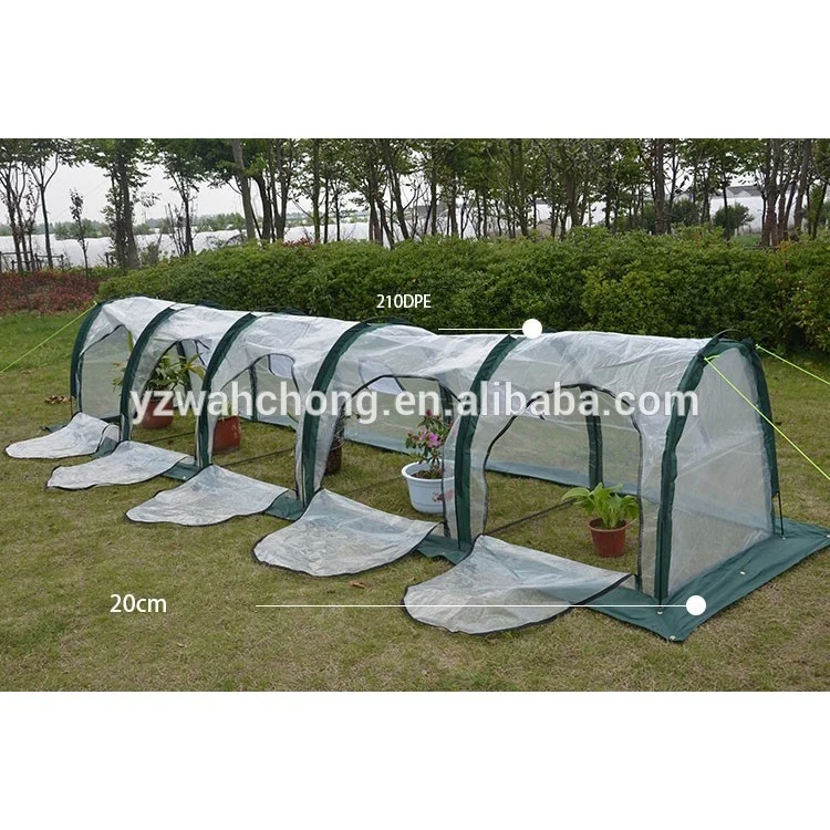 1m 2m Folding Vegetable Greenhouse  Plant  Outdoor Grow Tent Tunnel Greenhouse
