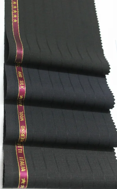 good sale wide stripe for ready stock merino worsted mens wool blend fabrics