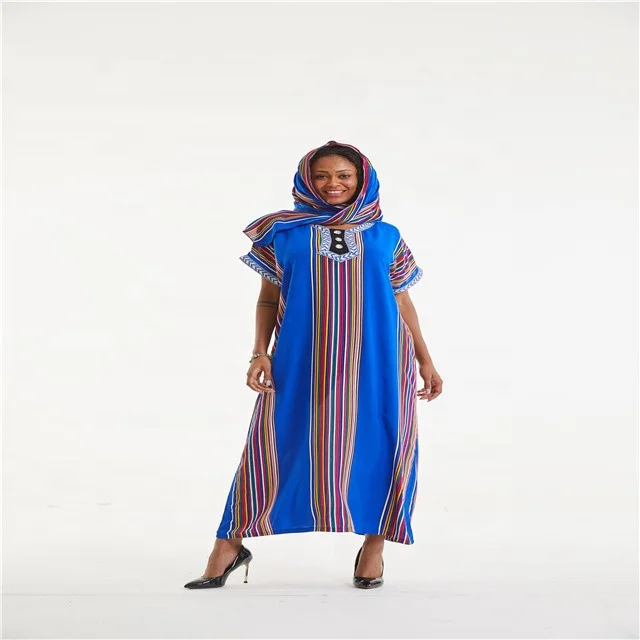 Islamic Clothing Fashion Flower Kaftan Abaya Muslim Style Female Gown