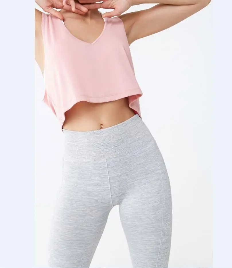 
Fashion Clothing For Women Sexy Womens 2019 Casual Solid Tanktop Hot Sale Navel Exposed Running Cropped Muscle Tank Tops Tee 