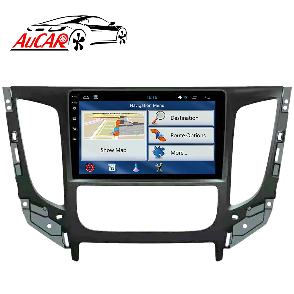  Автомагнитола AuCAR Android 10 0 9 дюймов мультимедийный плеер с GPS-навигацией PX4 IPS для Mitsubishi Triton L200