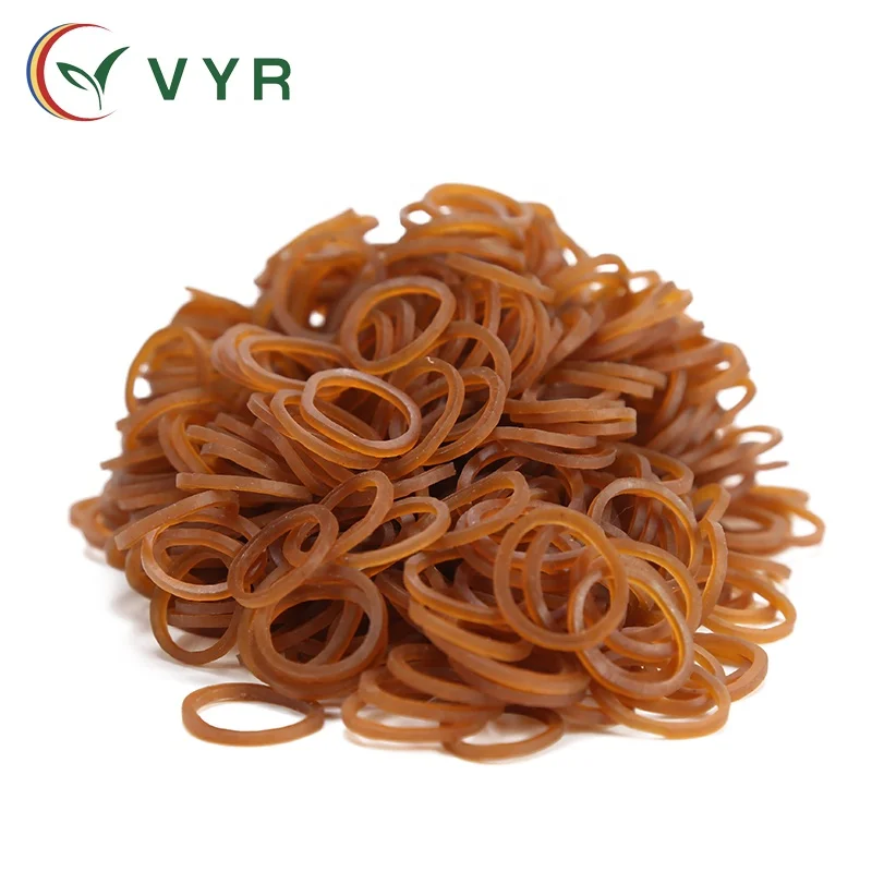 Китайский производитель, ремешок из Натурального Коричневого каучука для упаковки, Диаметр 0,6 дюйма