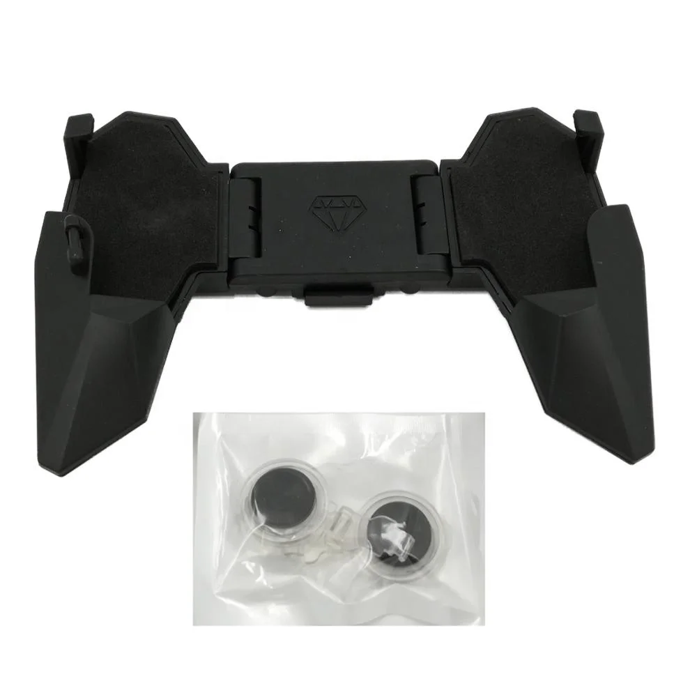 diamond 4 in 1 folded mobile phone holder PUBG game handle fornite joystick game controller for iphone android joystick