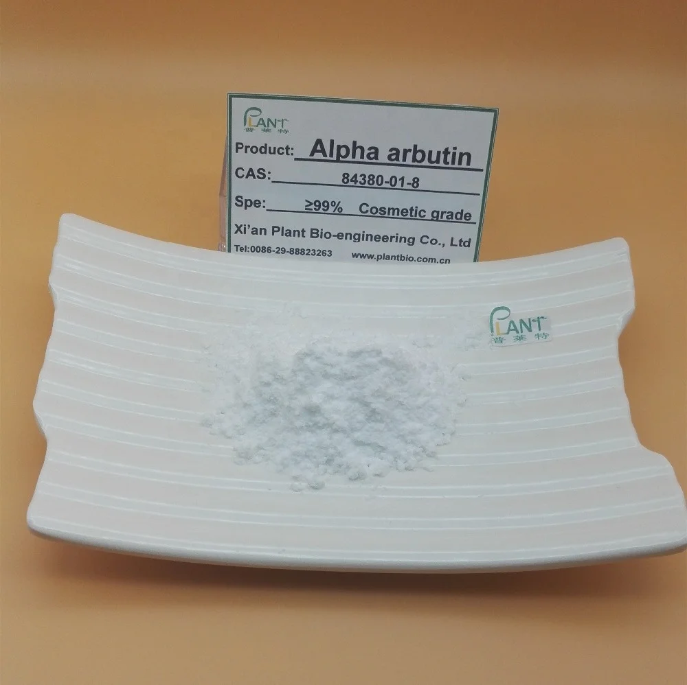 
Skin whitening 99.5% Pure alpha arbutin crystal CAS 84380-01-8 alpha arbutin powder 