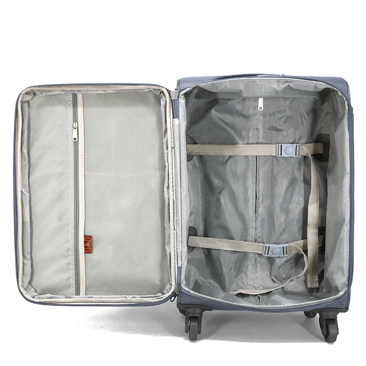 
Factory 20 24 28 32 Soft Nylon Custom Carry-on Wheeled Expandable Travel Trolley Suitcase Luggage Bag 