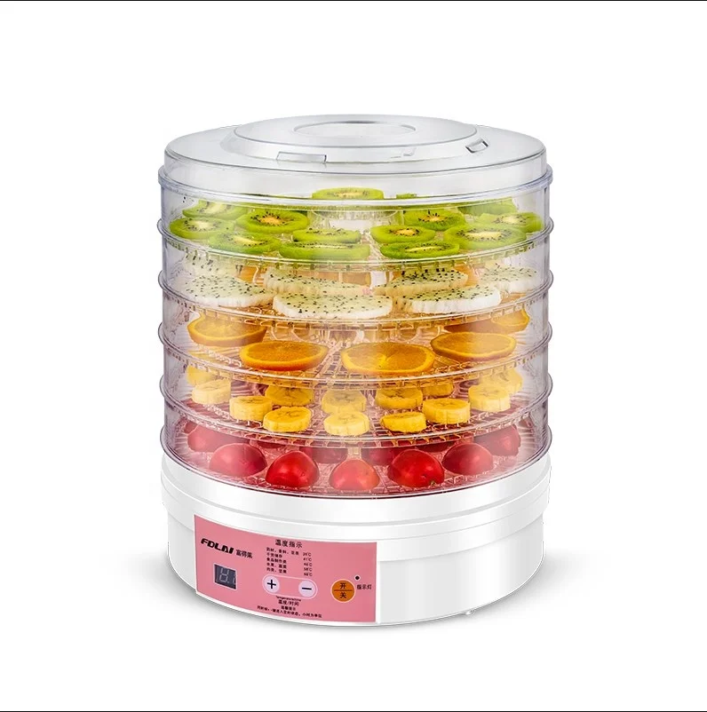 KAKOO Wholesale digital round 5 trays mini home food dehydrator fruit dryer SX-Series