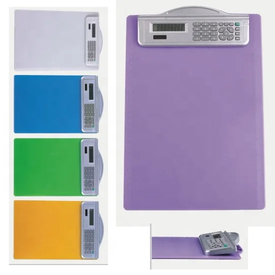 Калькулятор доски для письма с зажимом для бумаги