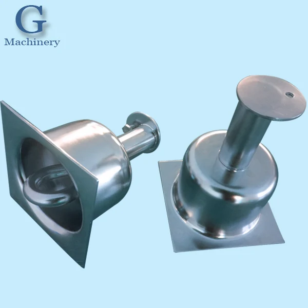 
Swimming lane rope embedded concrete wall cup anchor with stainless steel material 