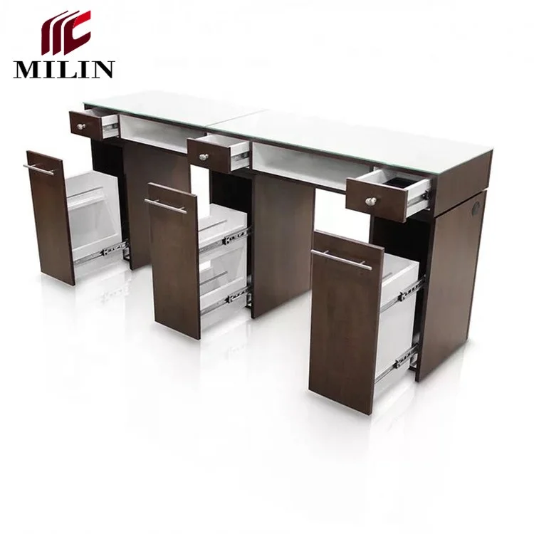 Marble manicure table  for sale manicure table nail salon furniture with drawer  for hot sale