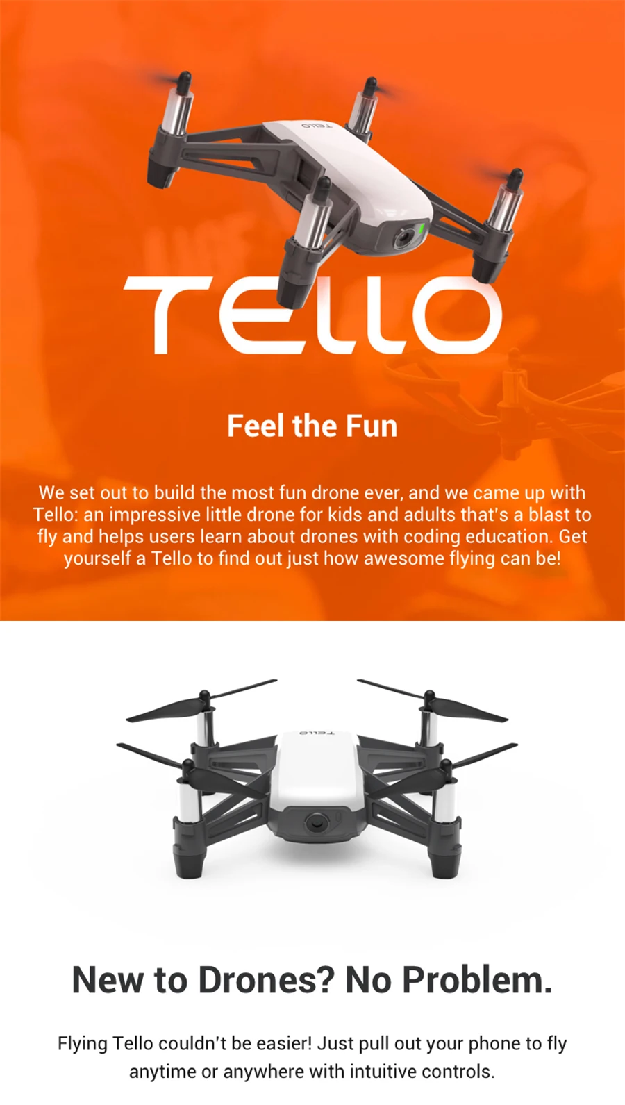 
DJI Tello Drone Ryze Mini Toy Drone Camera Drone with Coding Education 720P HD Transmission Quadcopter FPV Remote Control 