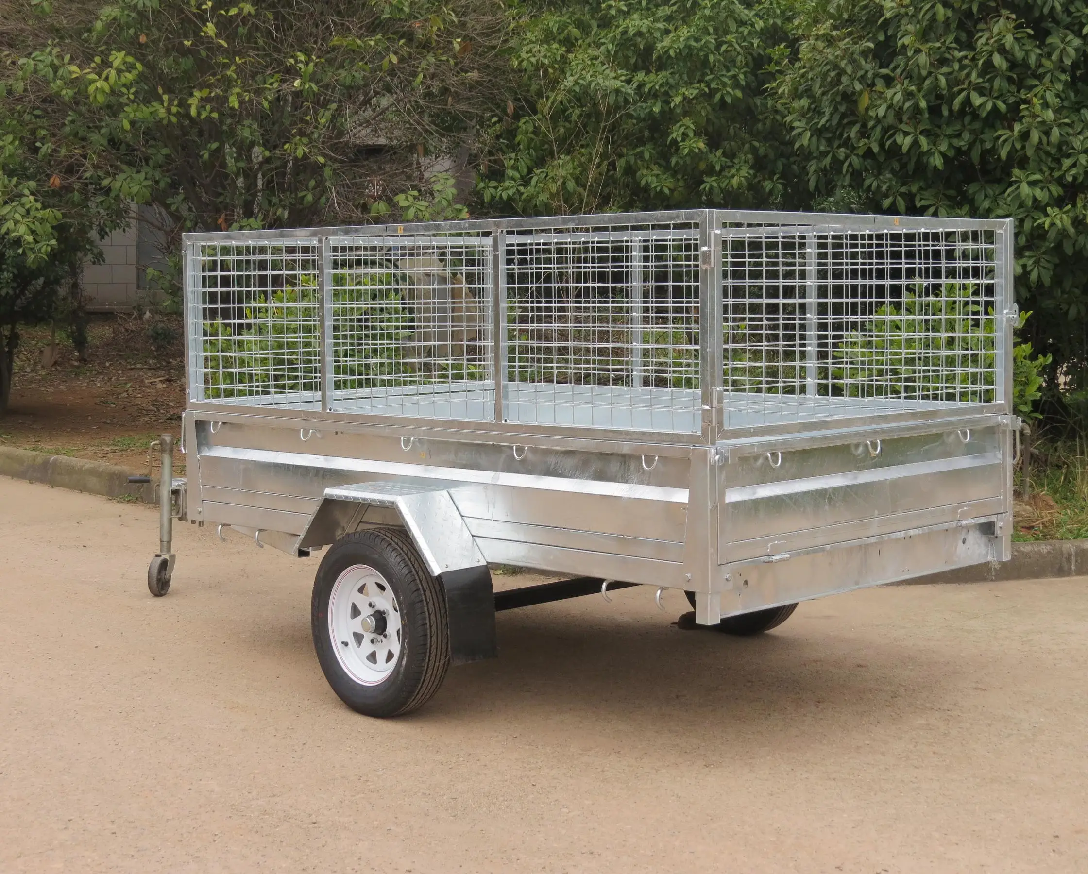 heavy duty latch tilting box trailer