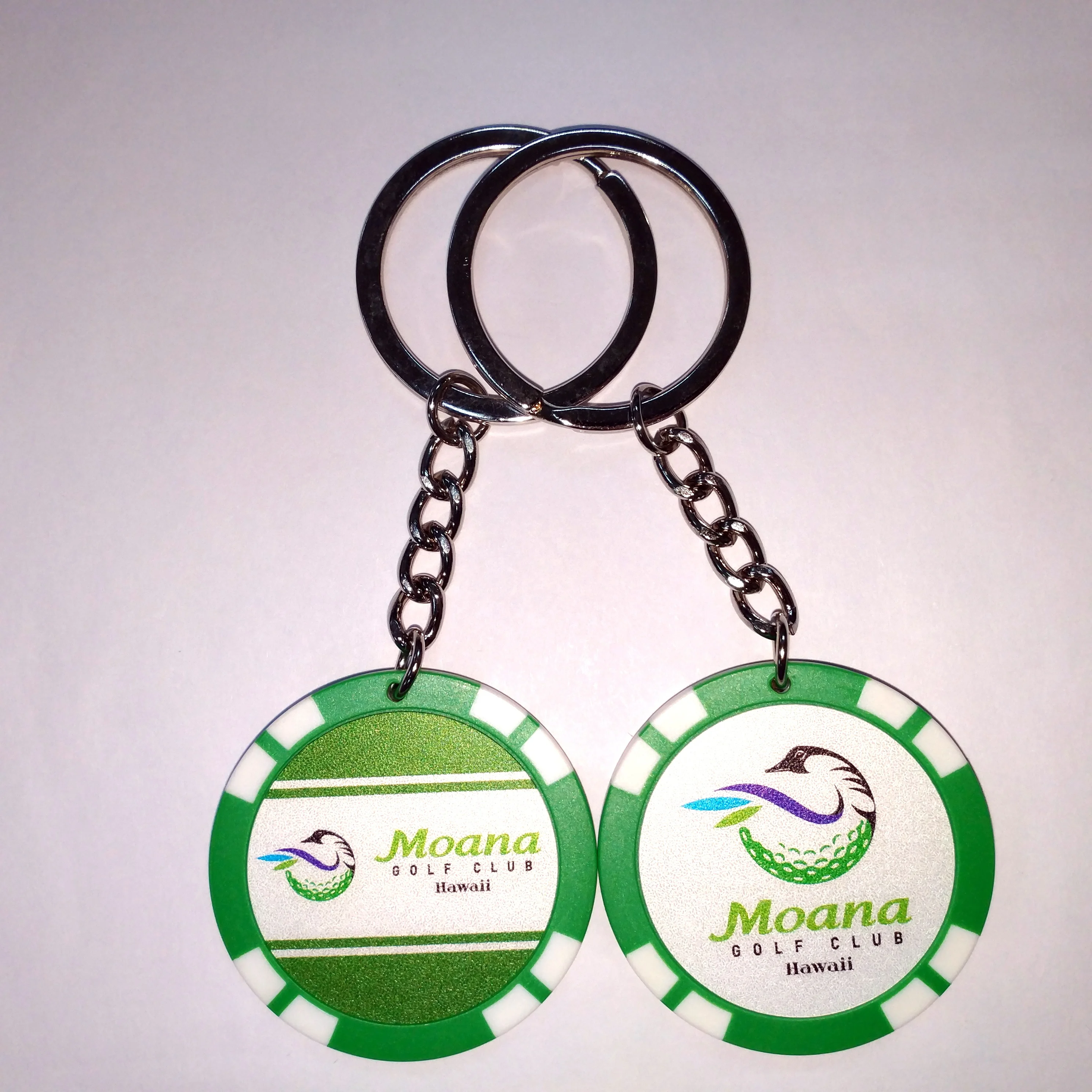 Custom souvenir poker Keychains for promotion or poker tour