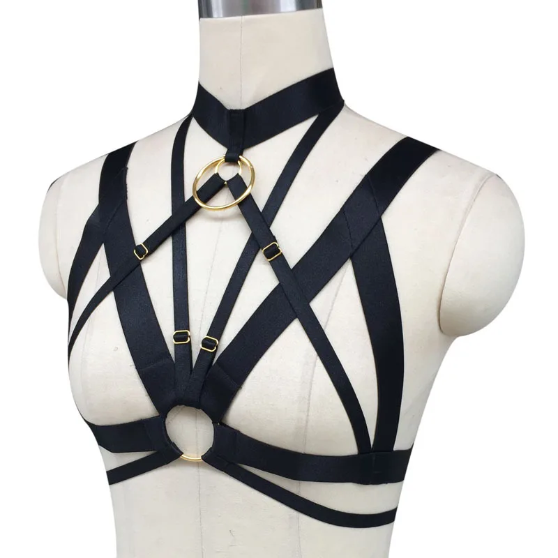 
Sexy Costume Body Harness Out Binding Outfit Shelf Bra 
