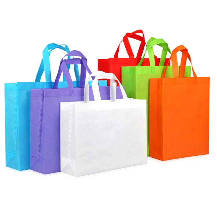 Wholesale High Quality Cheap Promotional Price Recyclable reusable eco friendly non woven shopping tote bag for supermarket