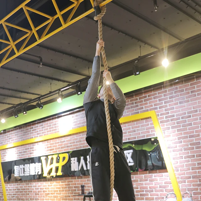 Jute Battle Rope Gym Physical Workout Exercise Training Power 38mm 50mm Colorful / Custom Request Accepted 25mm/ 38mm/ 50mm