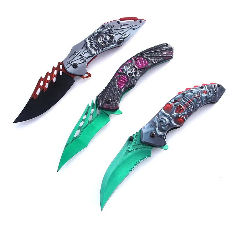 Good knife high quality survival folding blade utility pocket knife