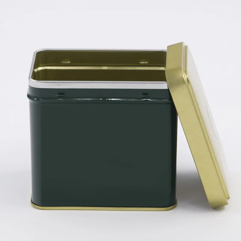 tea tin box  tea container  rectangle box for tea packing