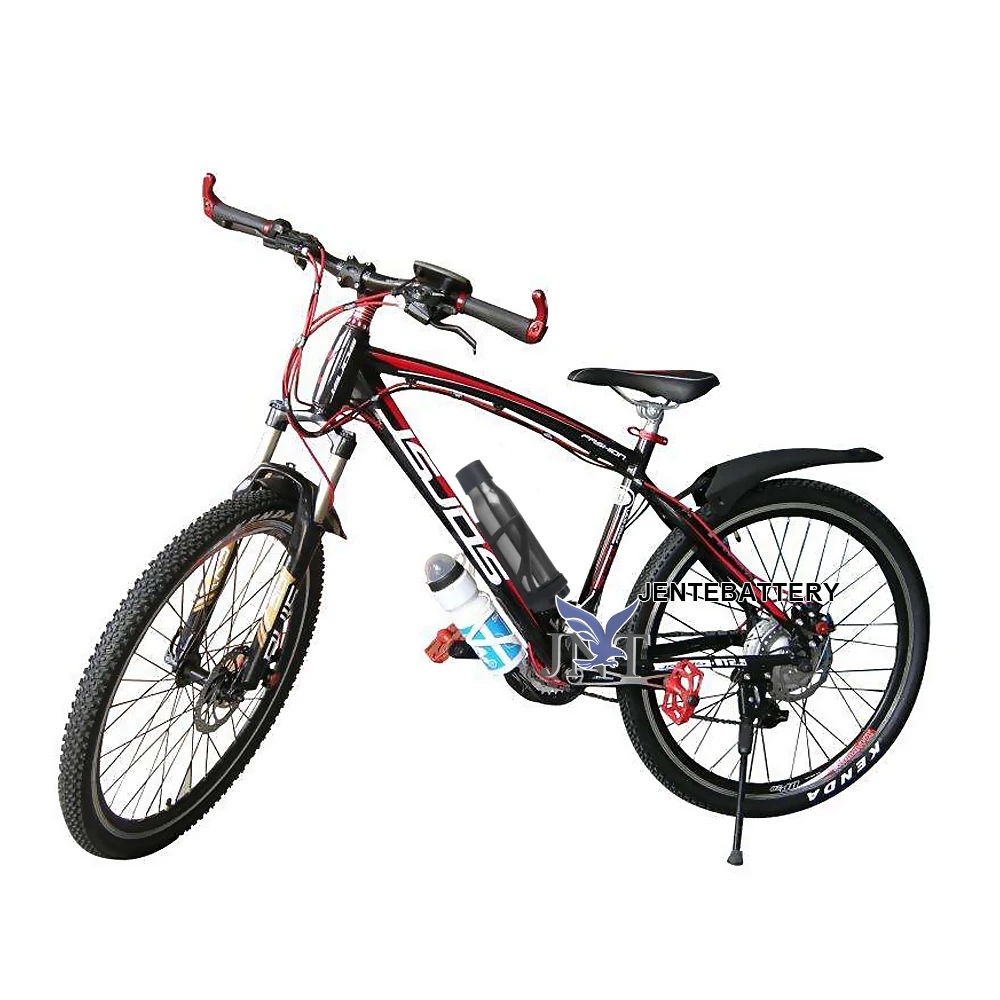 Mini electric bicycle water bottle 36v 7ah ebike battery with charger for 250-500W motor