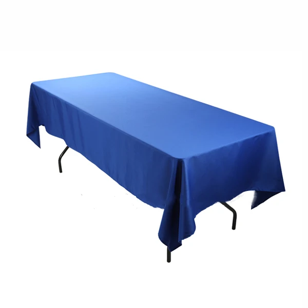 60x126 дюймов 100% полиэстер скатерть Прямоугольная квадратная скатерть Обложка Обеденная вечеринка Свадьба Однотонный цвет