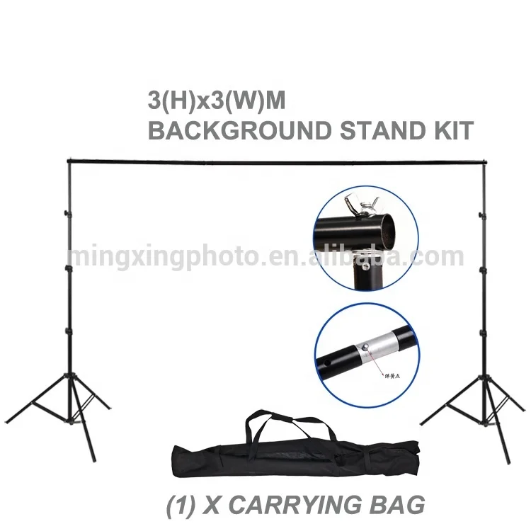 
New fashion photography photo studio portable adjustable photo shoot background stand kit 