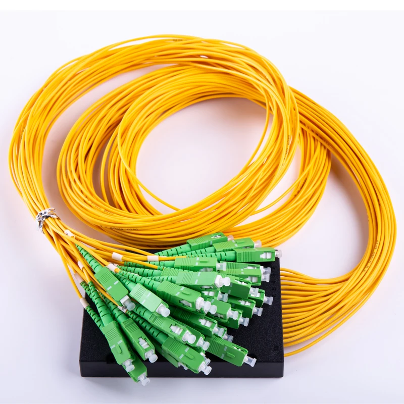Волоконно-оптический разделитель plc 1x32/1x64 SC LC upc apc разъемы симплекс dumplex адаптер волоконно-оптический сплиттер