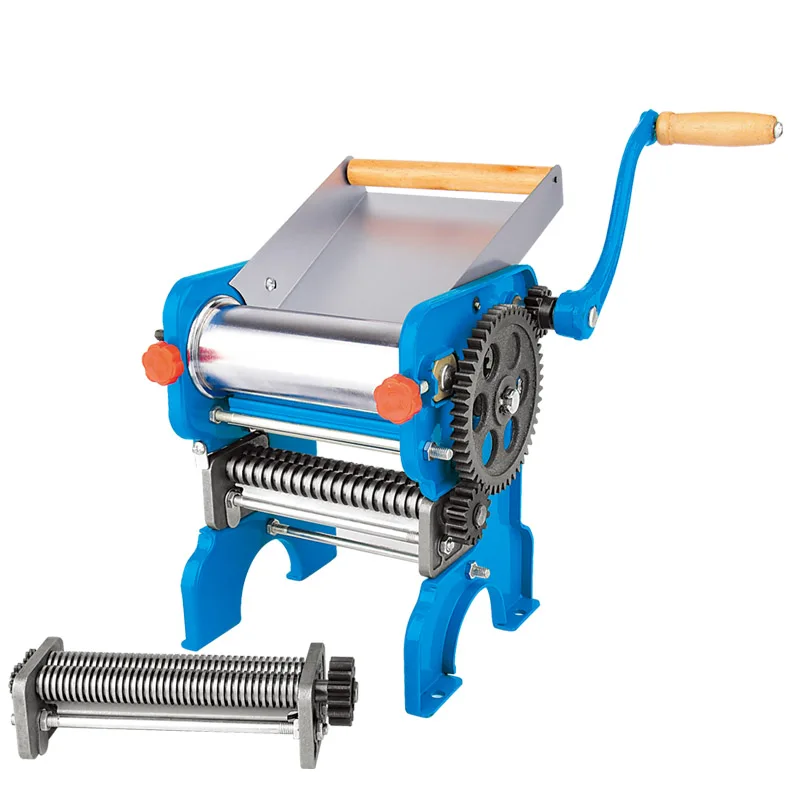 
table top manual dough sheeter machine stainless steel for home use 